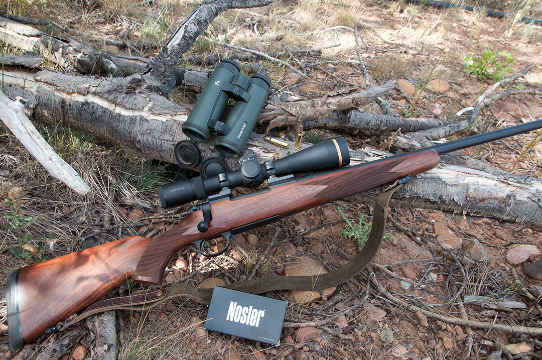 Though some states restrict the use of .22-caliber centerfire cartridges for big-game hunting, several high-velocity cartridges work well. A Nosler Heritage .22 Nosler was used with no problems last year on a Utah pronghorn buck shot at roughly 300 yards.